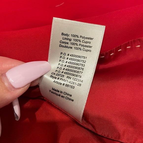 Babaton Demy Blazer XXS Red - Picture 3 of 5